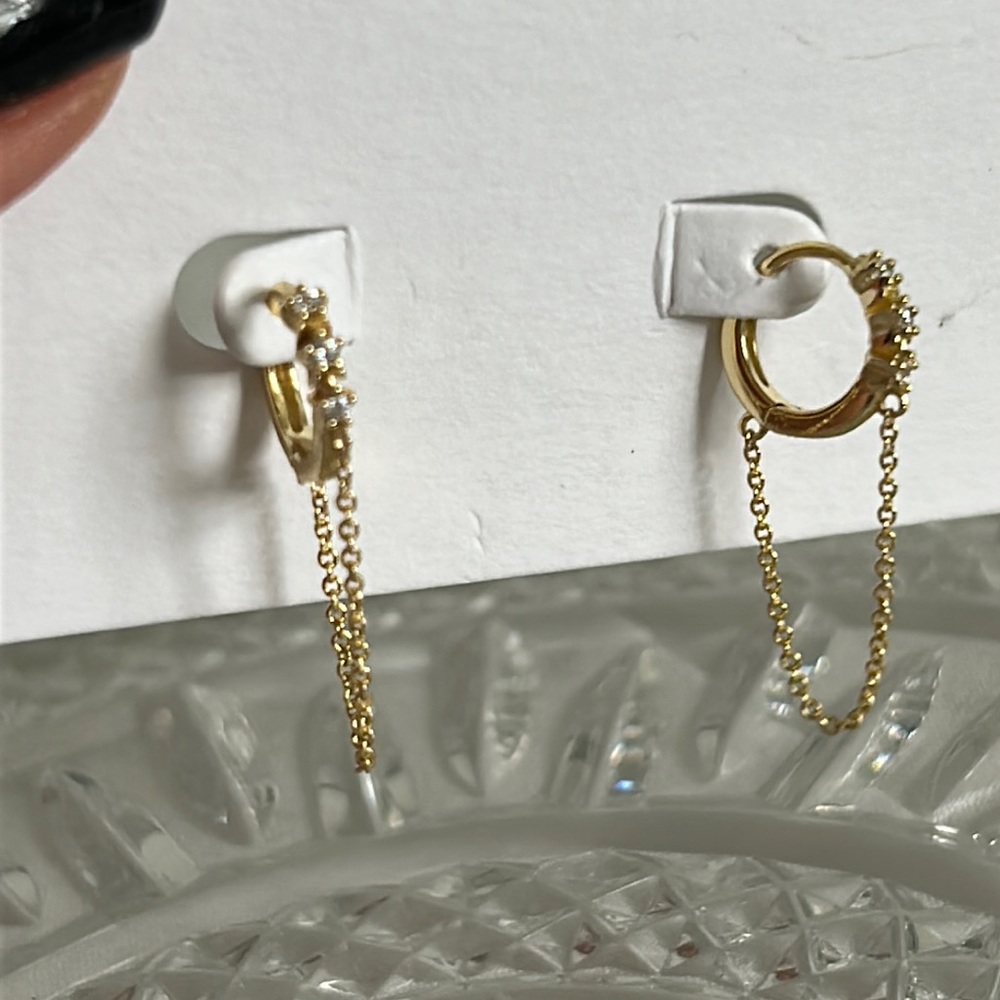 14 karat gold earrings from Ana Luisa